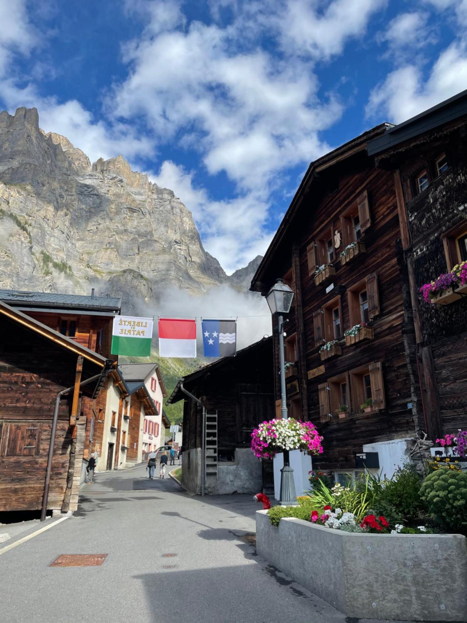Ferienwohnung Gemmiblick Leukerbad Esterno foto